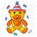 Teddy Bear Toy Fun Icon