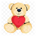 Valentine Teddy Teddy Bear Teddy Toy Icon