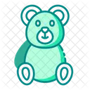 Teddy Bear Flufft Toy Icon