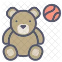 Teddy Bear Teddy Ball Icon