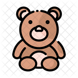 Teddy Bear Icon Of Colored Outline Style Available In Svg Png Eps Ai Icon Fonts