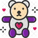 M Teddy Bear Teddy Bear Valentine Gift Icon