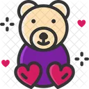 M Teddy Bear Teddy Bear Valentine Gift Icon