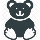 Teddy Bear Plush Icon