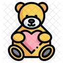 Teddy Bear Love Kid And Baby Icon