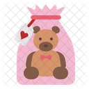 Teddy Bear Gift Love Icon