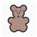 Teddy Bear Stuffed Bear Icon
