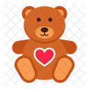 Teddy Bear Romantic Icon