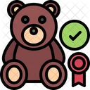Teddy Bear Prize Check Icon