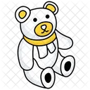 Teddy Bear Stuffed Toy Plaything Icon