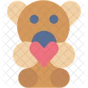 Teddy Bear Love Animals Icon