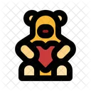 Bear Doll Love Icon