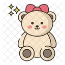 Teddy Bear Stuffed Toy Soft Toy Icon