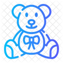 Teddy Bear Toy Puppet Icon