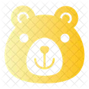 Teddy Bear Face  Icon