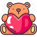 Teddy Bear Toy Doll Icône