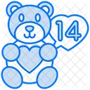 Teddy bear love  Icon