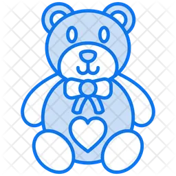 Teddy bear love  Icon