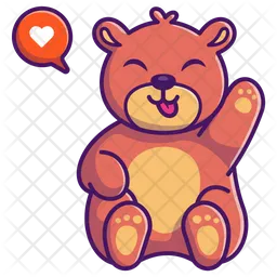 Teddy Chat  Icon