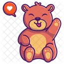Teddy Chat  Icône