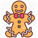 Teddy Cookie Doll Cookie Christmas Sweets Icon