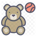 Teddybar Teddy Ball Icon