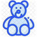 Teddy Bar Spielzeug Symbol