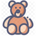 Teddy Bar Spielzeug Symbol