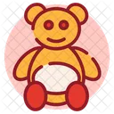 Stofftier Kuscheltier Teddybar Symbol