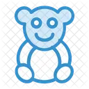 Teddybar Spielzeug Tier Symbol