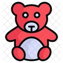 Teddybar Spielzeug Bar Symbol