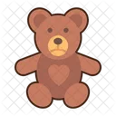 Teddybar Spielzeug Bar Icon