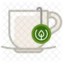 Tee Tasse Glas Symbol