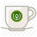 Tee Tasse Glas Symbol