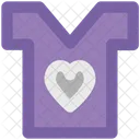 Tee Shirt Heart Icon