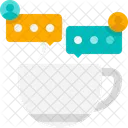 Teegespräch  Symbol