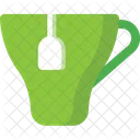 Tee Grun Tasse Symbol