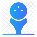 Tee Sports Golf Ball Icon