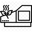 Teeblatt Trockenschuppen Tee Blatt Symbol