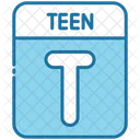 Teen Age Restriction Age Limit Icon