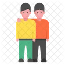 Young Boys Besties Fellowship Icon