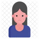 Elder Girl Teenage Girl Female Icon