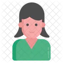 Elder Girl Teenage Girl Female Icon
