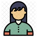 Teenage Girl Girl Female Icon