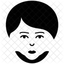 Teenage Boy Beard Icon