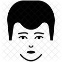 Teenage Boy Beard Icon