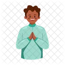 Teenage Muslim Boy Eid Ramadan Icon