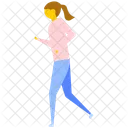 Student Hurry Running Icon