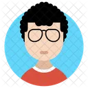 Teenager Avatar Junge Symbol