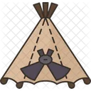 Teepee Tent Camping Icon